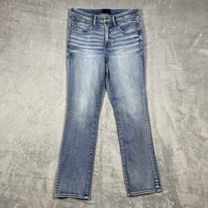 Buckle Black Jeans Mens 31(32)x32(30.5) Blue Straight Leg Medium Wash Denim